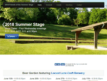 Tablet Screenshot of friendsofsummerstage.com